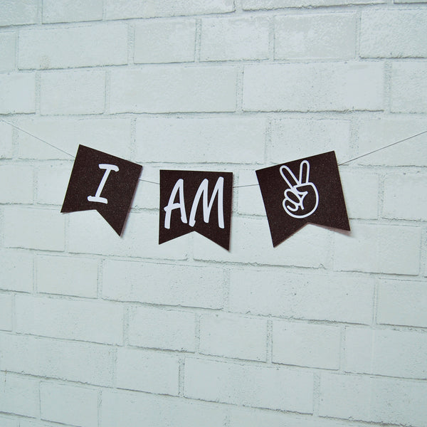 I Am Two High Chair Banner