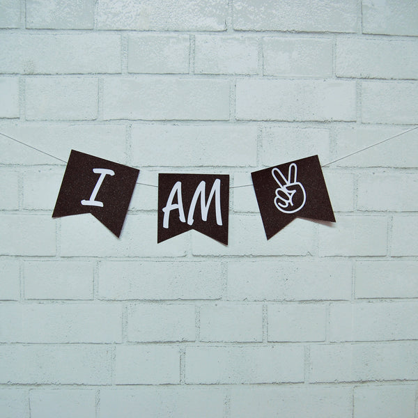 I Am Two High Chair Banner