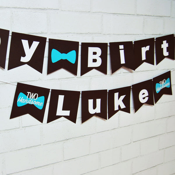 Two Handsome Birthday Banner