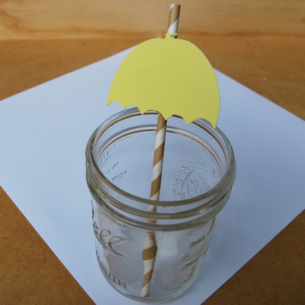 Umbrella Straw Toppers