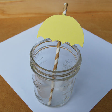 Umbrella Straw Toppers