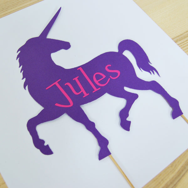 Unicorn Cake Topper