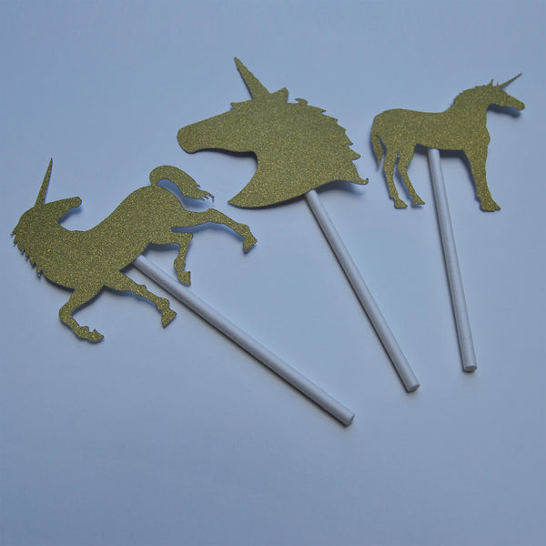 Unicorn Cupcake Toppers