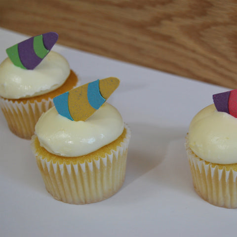 Unicorn Horn Cupcake Toppers