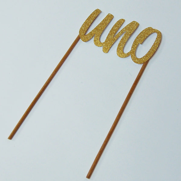 "Uno" Smash Cake Topper