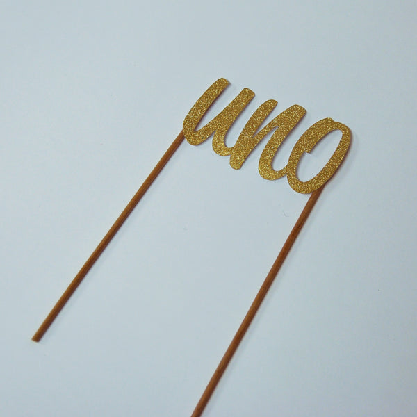 "Uno" Smash Cake Topper