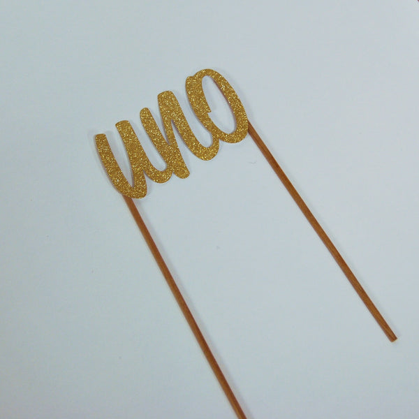 "Uno" Smash Cake Topper