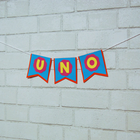 "Uno" Highchair Banner