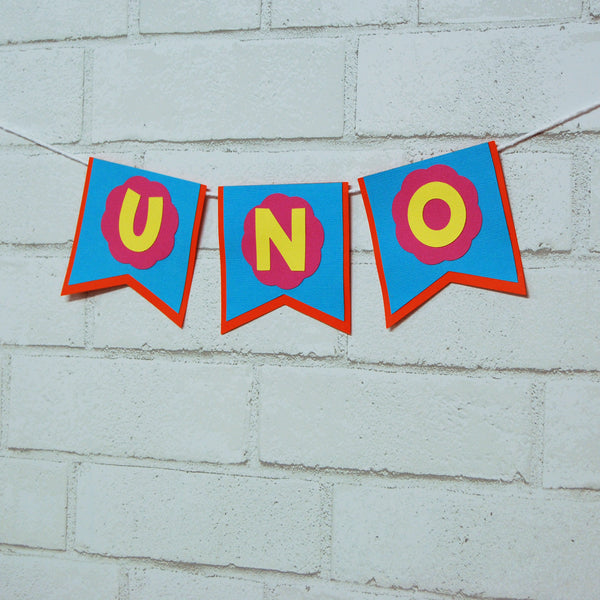 "Uno" Highchair Banner