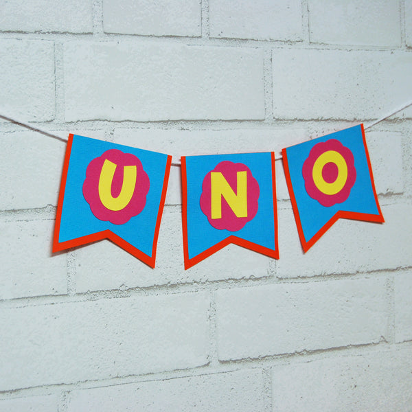"Uno" Highchair Banner