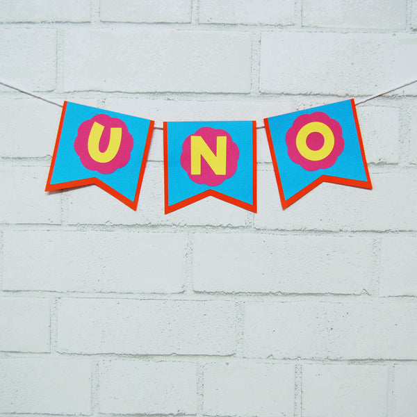 "Uno" Highchair Banner