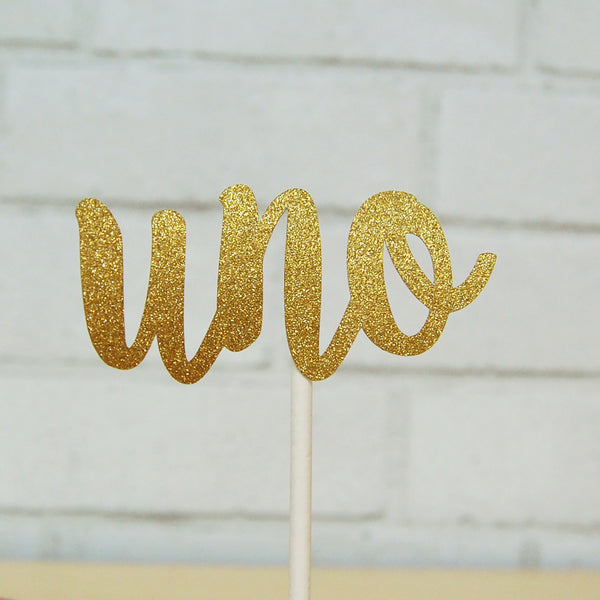 "Uno" Cupcake Toppers