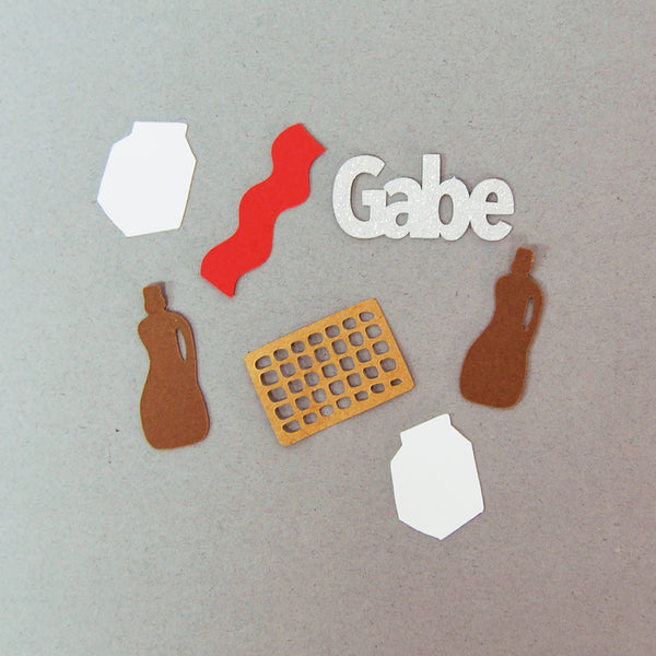 Waffle and Bacon Confetti