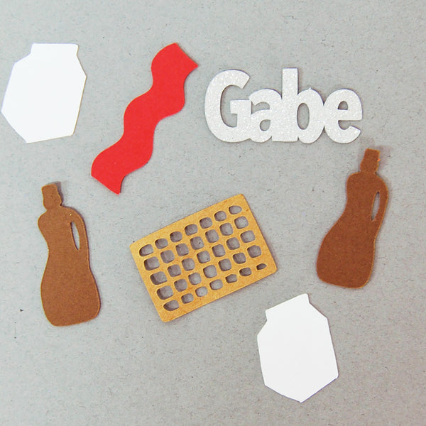 Waffle and Bacon Confetti