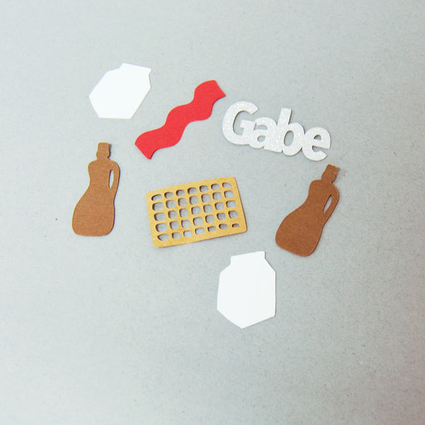 Waffle and Bacon Confetti