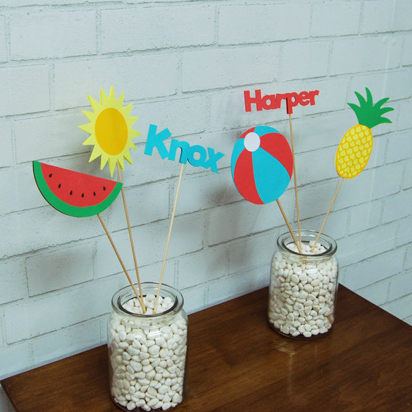 Two-tti Fruity Watermelon Pineapple Centerpiece