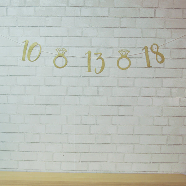Wedding Date Banner