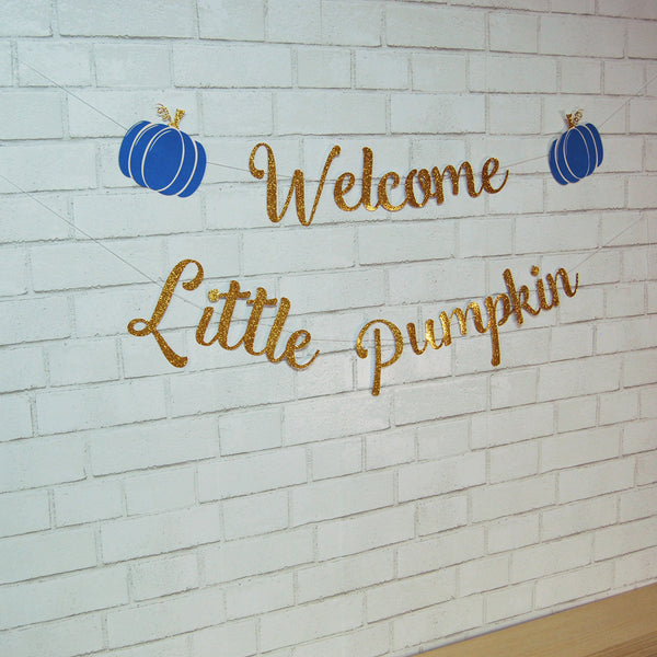 Little Pumpkin Baby Shower Banner