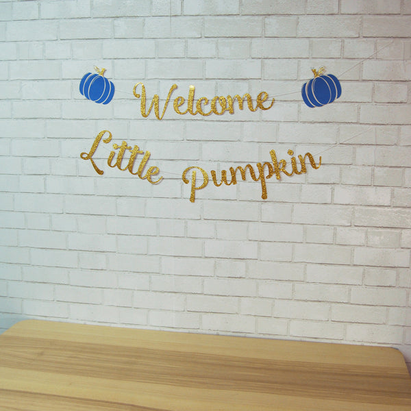 Little Pumpkin Baby Shower Banner