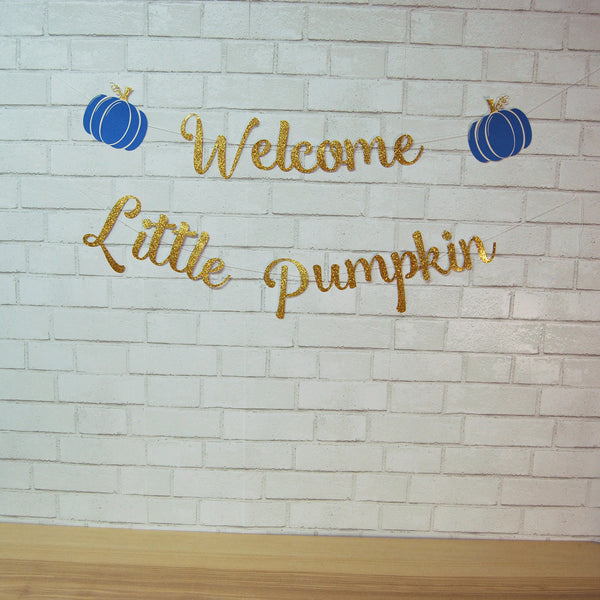 Little Pumpkin Baby Shower Banner