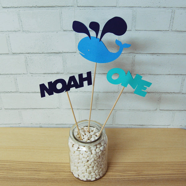 Whale Party Centerpiece