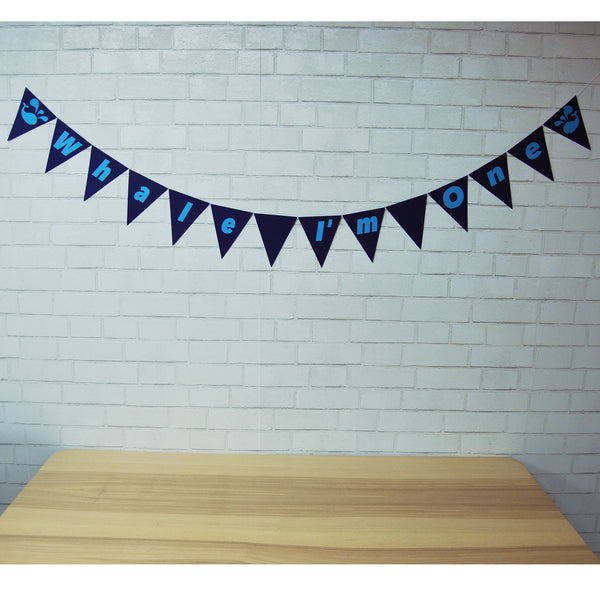 Whale I'm One Banner