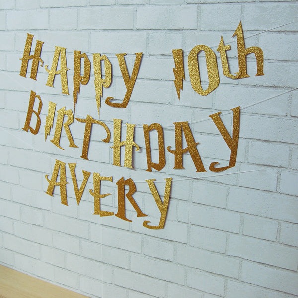 Wizard Birthday Banner