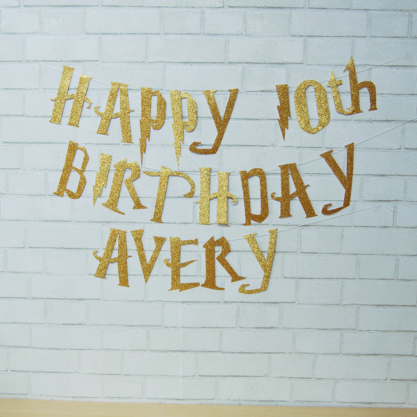 Wizard Birthday Banner