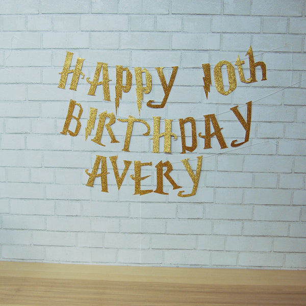 Wizard Birthday Banner