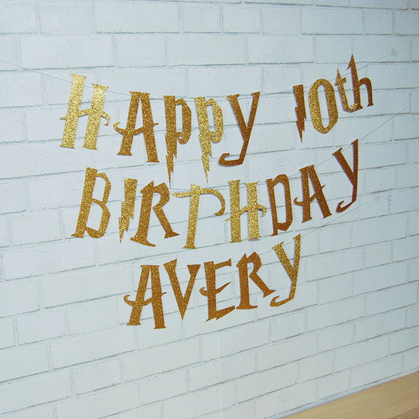 Wizard Birthday Banner