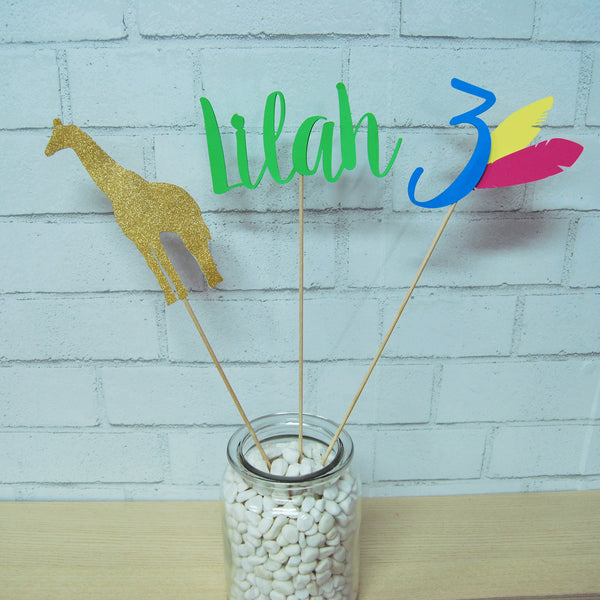 Young, Wild & Three Party Centerpieces