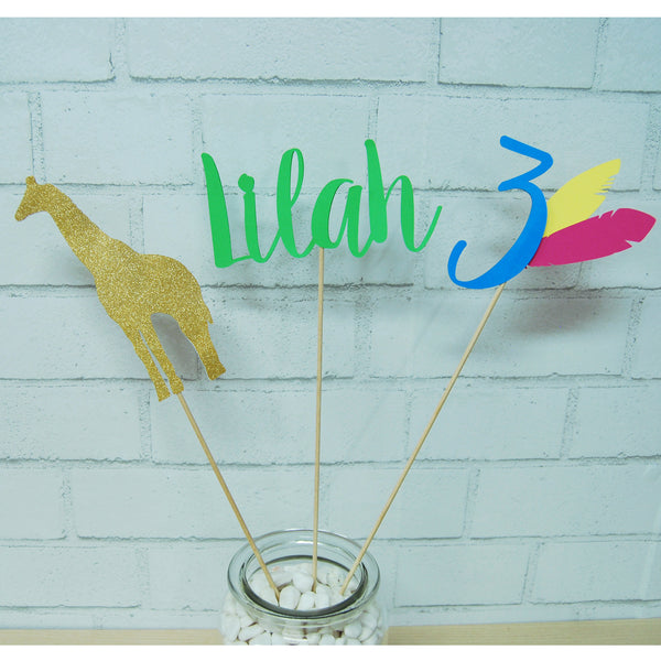 Young, Wild & Three Party Centerpieces