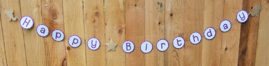 Fairy Birthday Banner